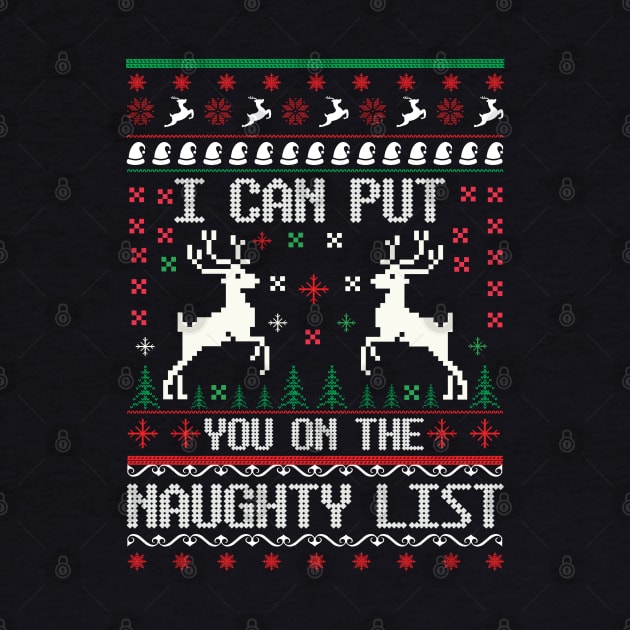 I can put you on the naughty list by MZeeDesigns